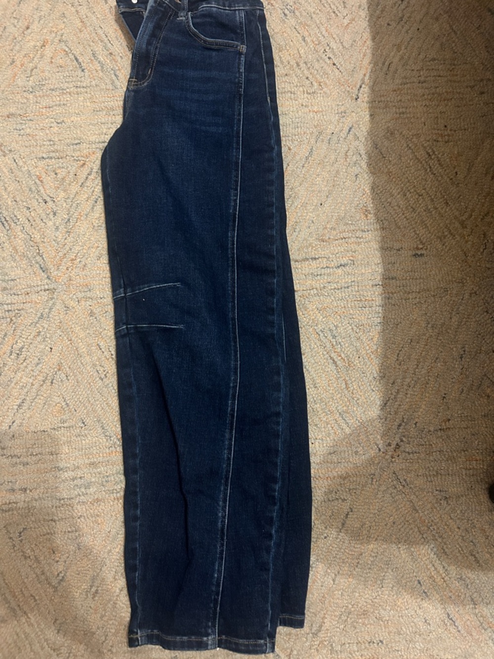 Dark Wash Straight Leg Jeans